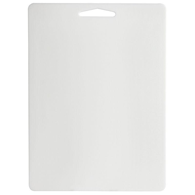 Martha Stewart Everyday Fayer Polypropylene 18in x 13in Cutting Board in White