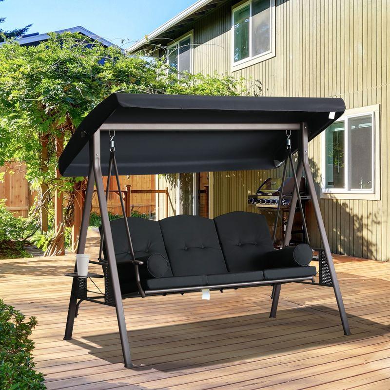 Steel Porch Swing with Stand