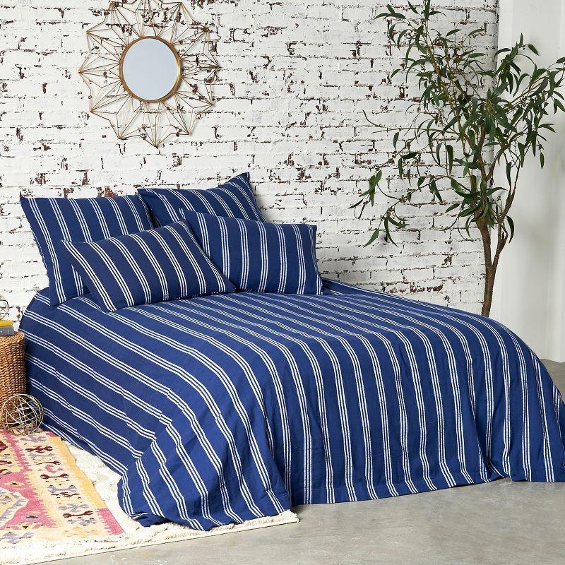 Perry Cotton Striped Duvet Cover