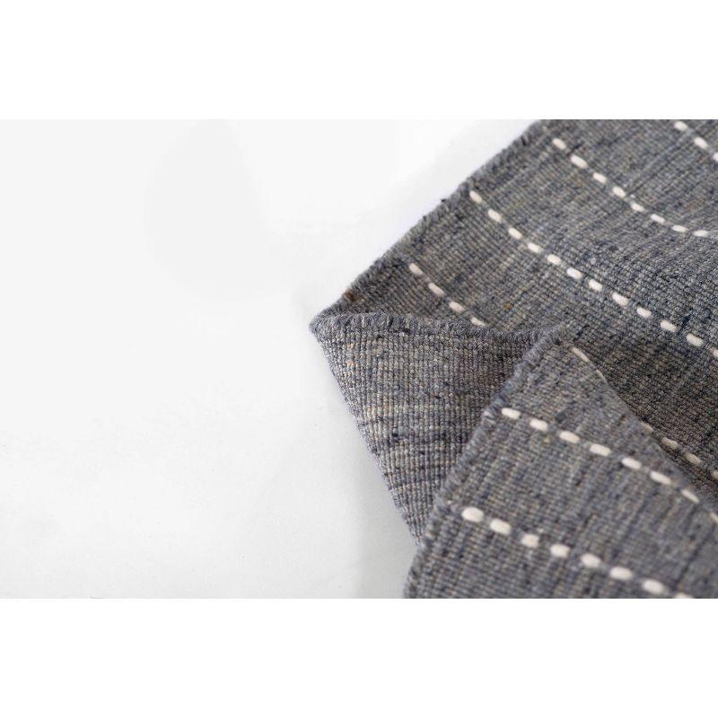 Kofi Wool Rug - Blue / 5' x 8'