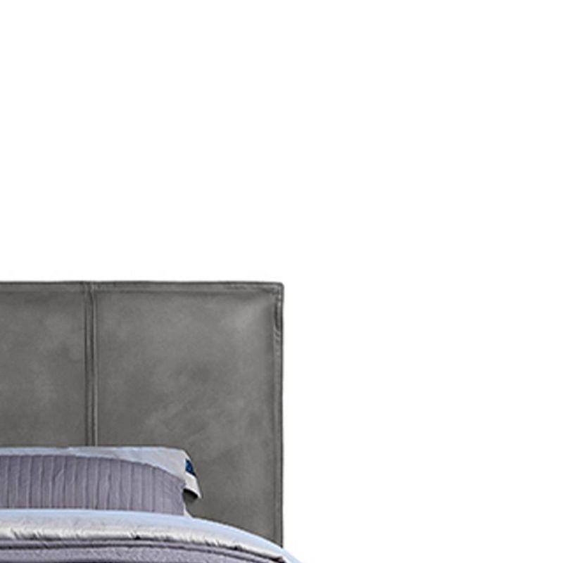 Helios Leather Upholstered Platform Bed