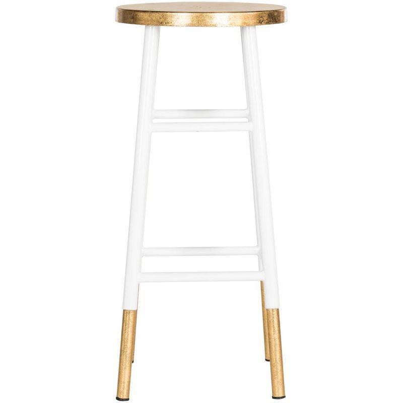 Emery Dipped Gold Leaf Bar Stool  - Safavieh