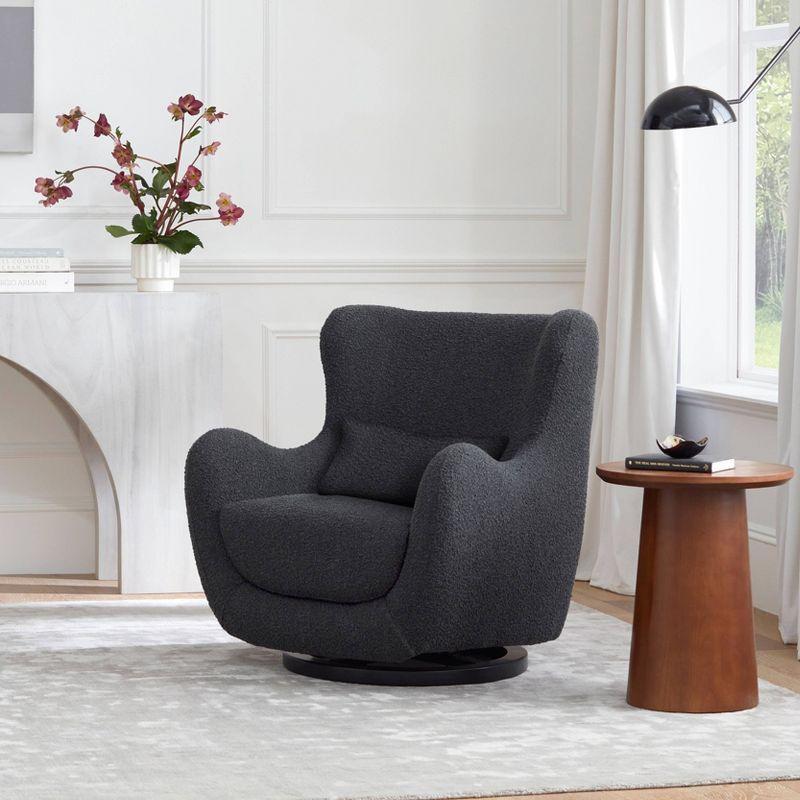 Solstice Swivel Glider in Boucle