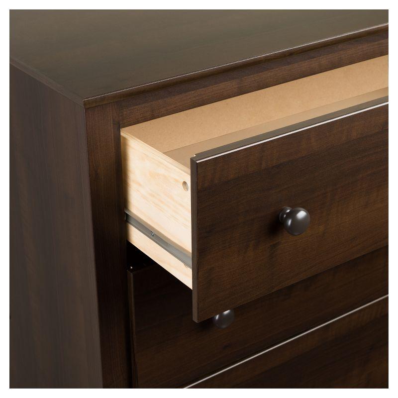 Prepac Fremont Nightstand - Espresso: Wood Composite, 3 Storage Drawers, Bedroom Furniture