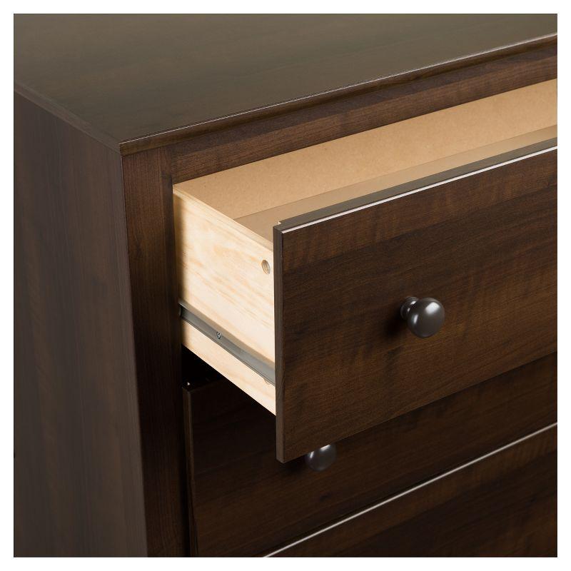 Espresso Fremont Space-Saving Modern Nightstand with Open Shelf