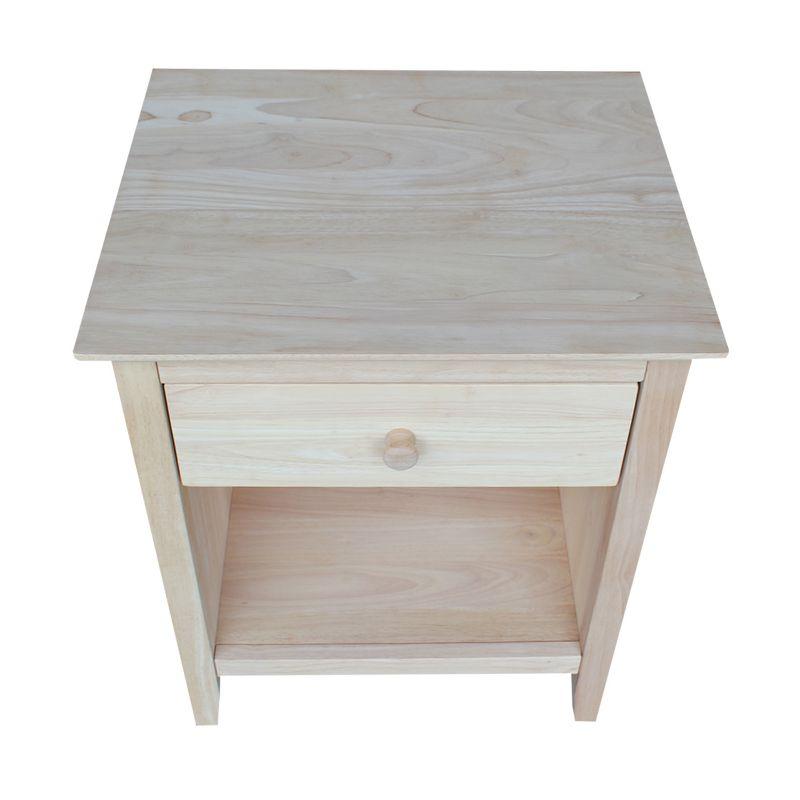 19.5" Nightstand Unfinished - International Concepts