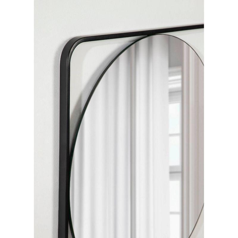 Abdul-Lateef Metal Flat Wall Mirror