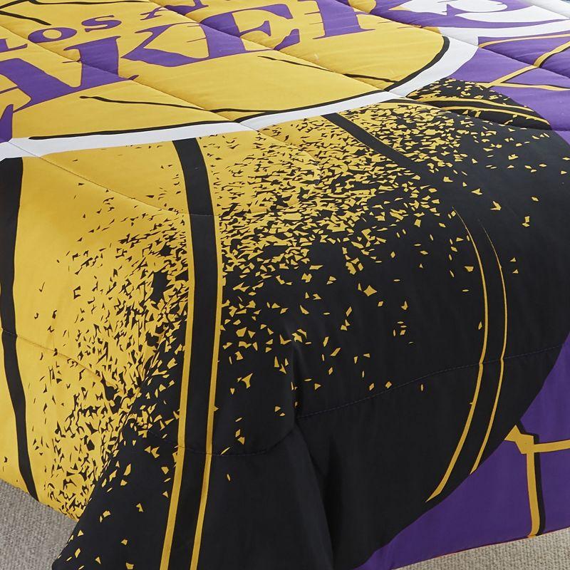 Sweet Home Collection NBA Los Angeles Lakers Comforter & Sham set Full/Queen