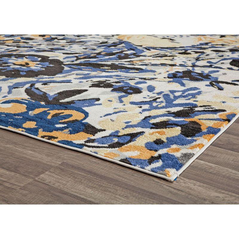 Rugs America Hanna Floral Transitional Area Rug