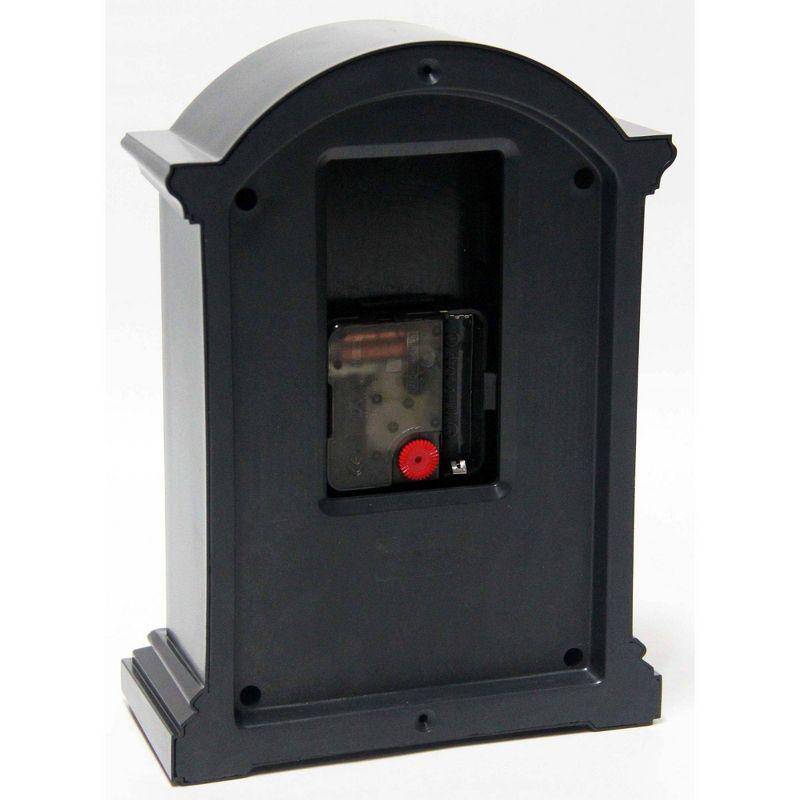 Infinity Instruments Classic Grandfather Plastic Tabletop Clock 9 Inches