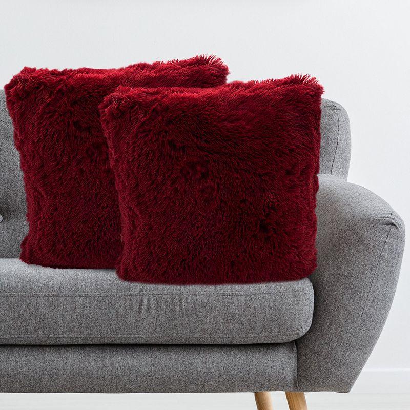 Faux Fur Throw Pillow