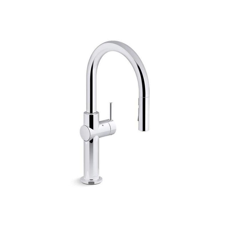 Crue Touchless Pull-Down Kitchen Sink Faucet with Three-Function Sprayhead