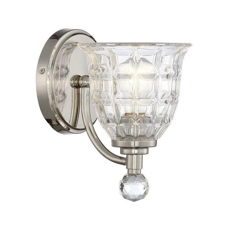 Savoy House Birone 1 - Light Wall Light in  Polished Nickel