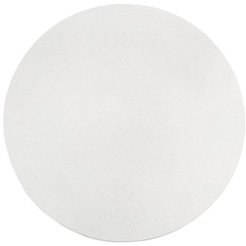 Jaria Faux Concrete Coffee Table - White Terrazzo - Safavieh