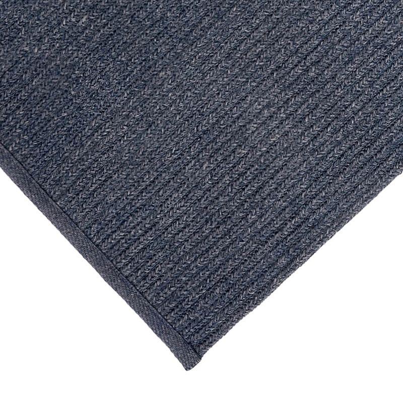 Liora Manne Calais Solid Indoor/Outdoor Rug Navy 5' x 7'6"