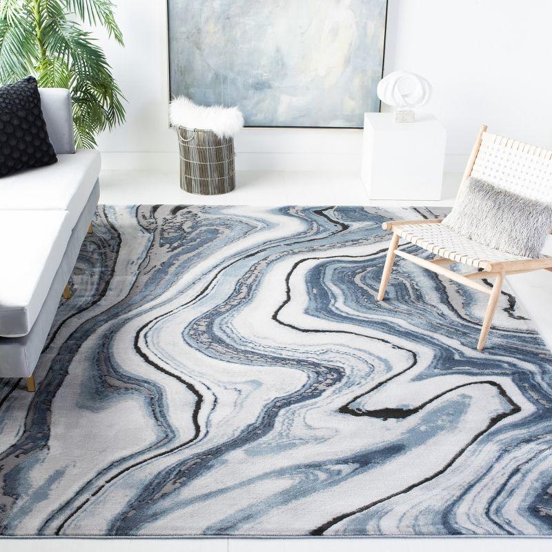 Craft CFT819 Loomed Indoor Area Rug - Grey/Blue - 8'x10' - Safavieh
