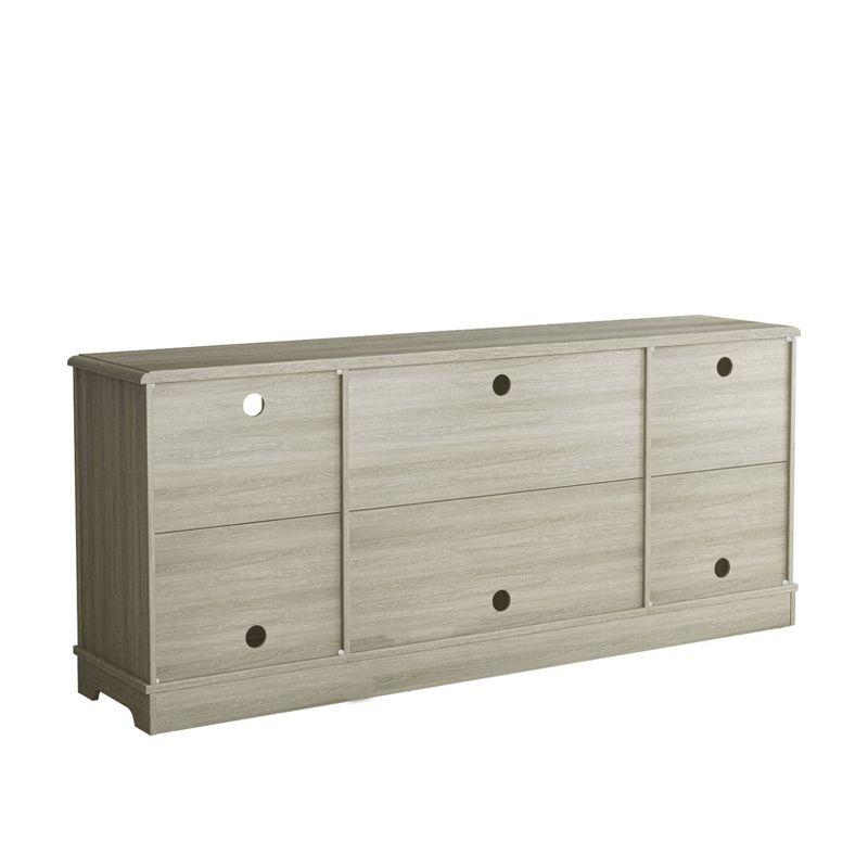 70" Farmhouse Style TV Stand for TVs up to 78" Gray - Festivo