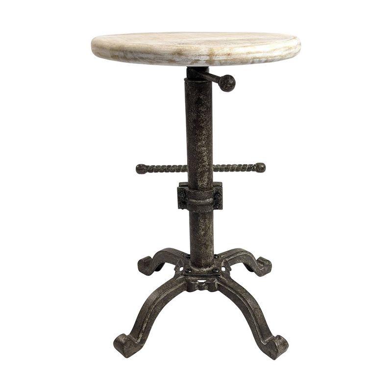 Carolina Living 24" Ryder Swivel Adjustable Counter Height Barstool: Ergonomic, No Upholstery