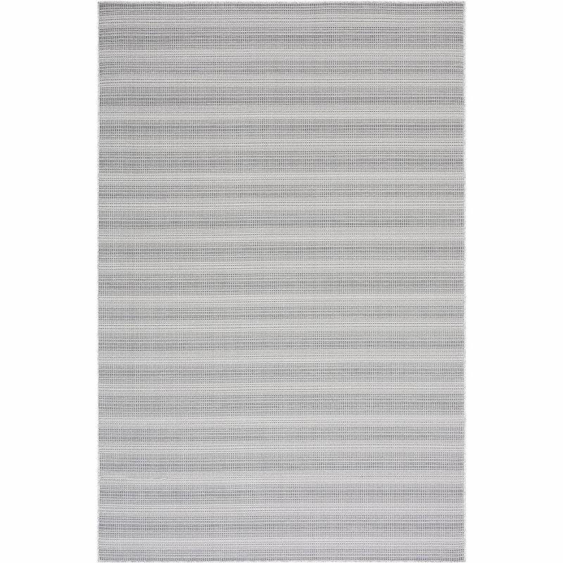 Hampton HTN231 Power Loomed Indoor/Outdoor Area Rug - Gray - 4'x6' - Safavieh.