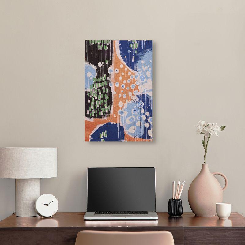 Art Remedy Raining Colors Retro Modern Abstract Wall Art by Art Remedy | Wayfair
