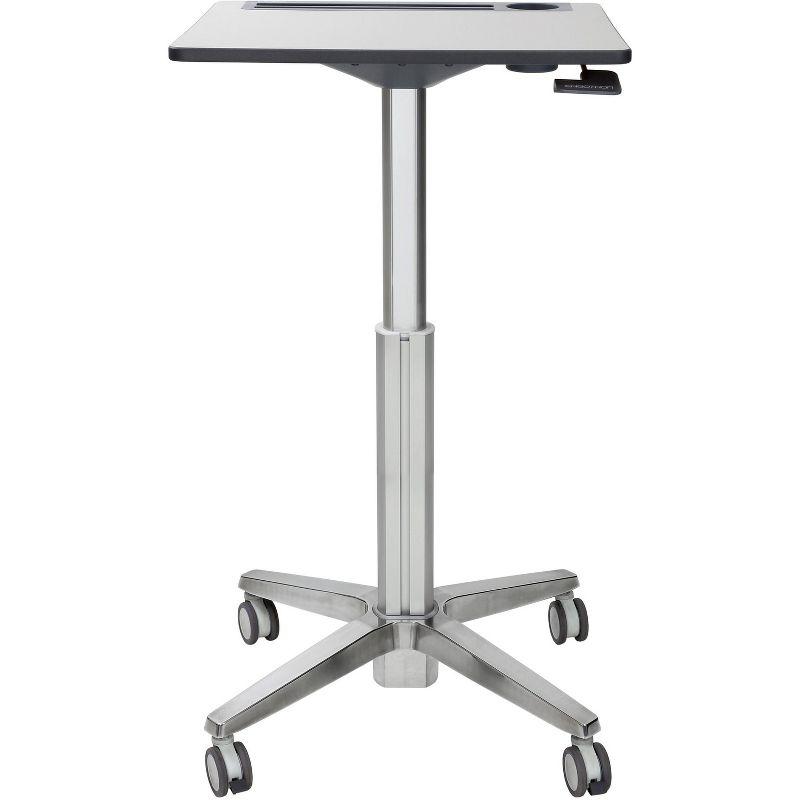 Ergotron LearnFit, Adjustable Standing Desk, Clear Anodized (24-481-003)