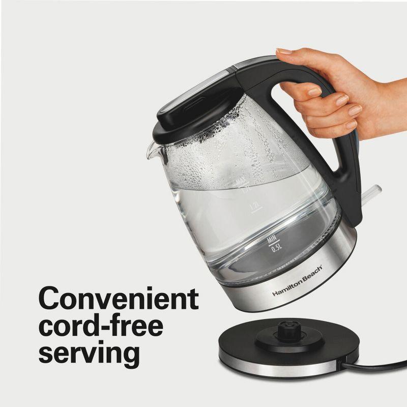 Hamilton Beach Hamilton Beach® Glass Kettle 1.7 Liter Capacity