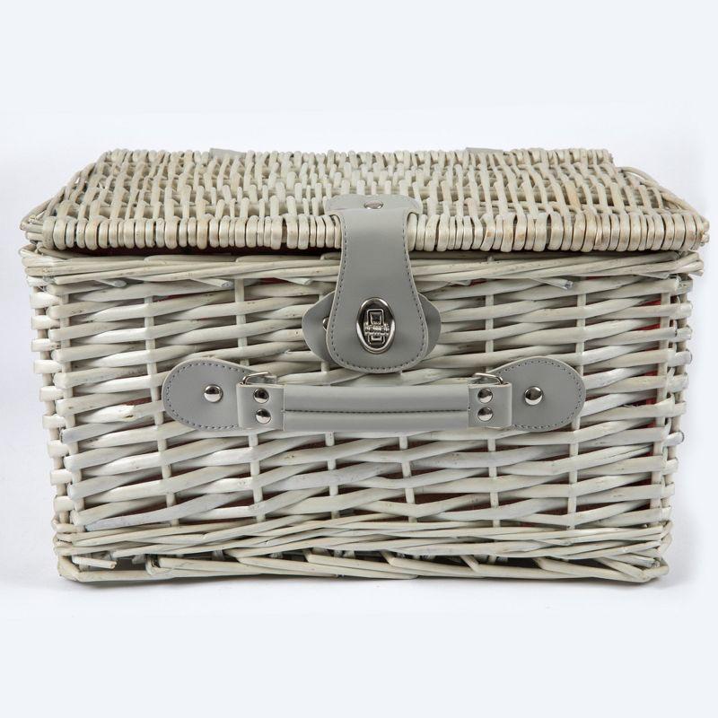 Picnic Time Catalina Wicker Picnic Basket with Picnic