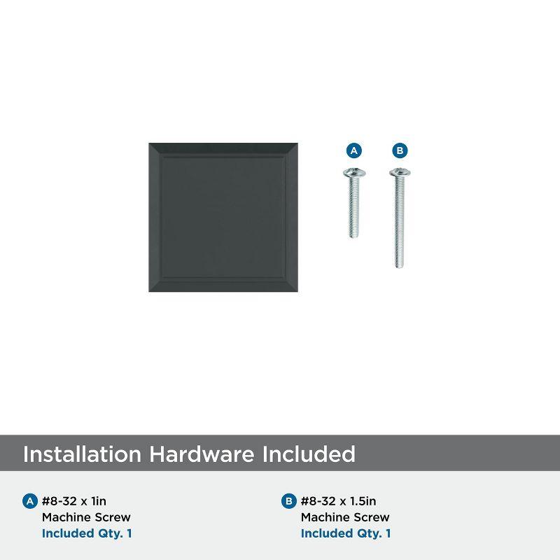 Appoint 1 1/4" Length Square Knob