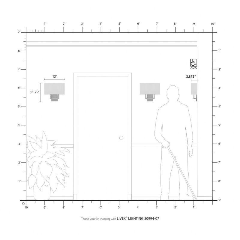 Livex Lighting Pierson 2 - Light Wall Light in  Bronze