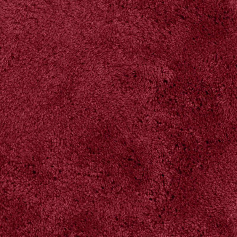 Garland Rug 3pc Finest Luxury Ultra Plush Washable Nylon Bath Rug Set Red : Microfiber, Machine Washable, Non-Slip Backing