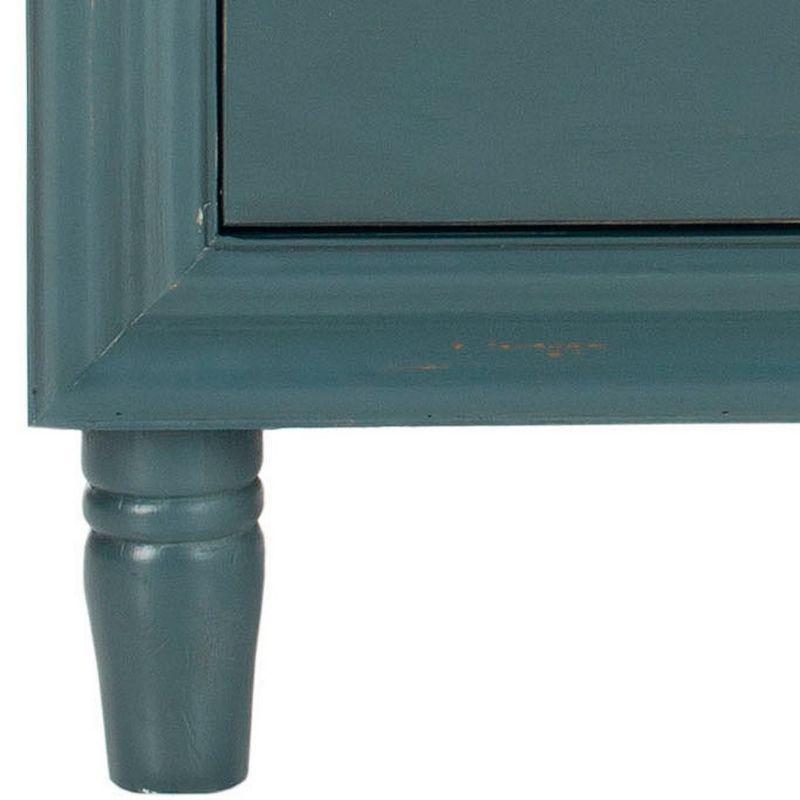 Blaise Nightstand with Storage - Dark Teal - Safavieh.