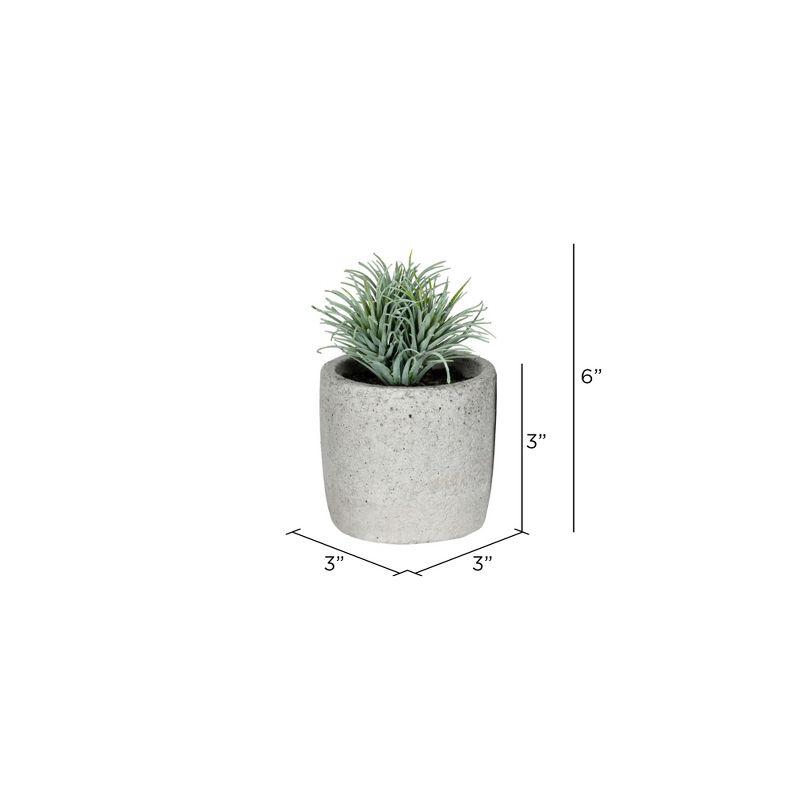 6'' Faux Succulent Plant in Ceramic Pot