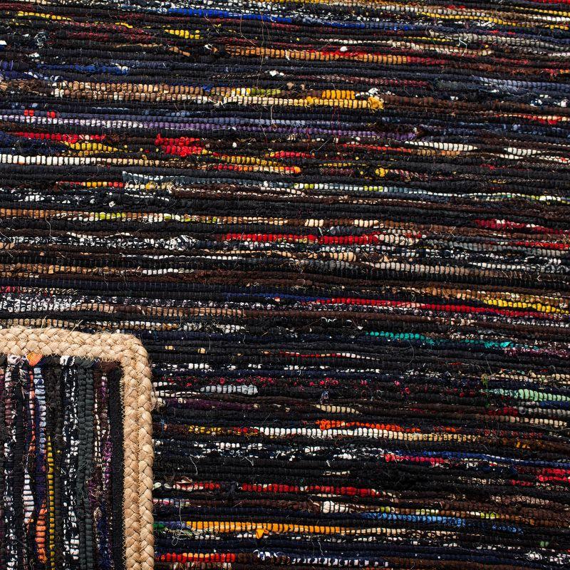 Montauk MTK960 Hand Woven Area Rug - Black/Natural - 5'x8' - Safavieh.