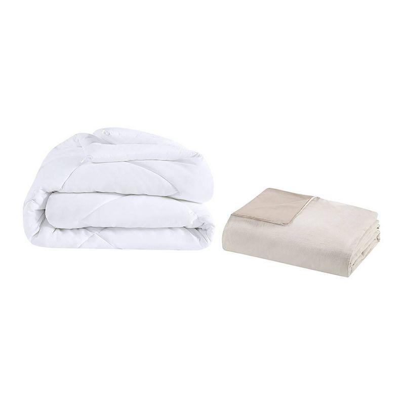 Reese Organic Cotton Oversized Comforter Cover Set - Clean Spaces