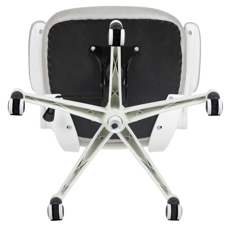 Jayetta Mid-Back Mesh Swivel Ergonomic Office Chair with Flip-Up Arms by Flash Furniture