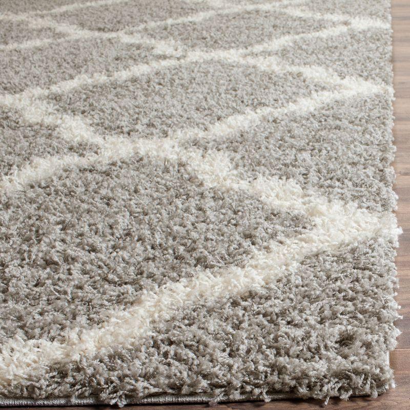Dallas Shag SGD257 Power Loomed Indoor Area Rug - Grey/Ivory - 8'x10' - Safavieh.