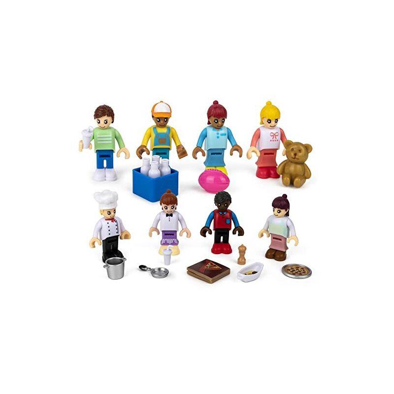 PlayMiniz 2-Inch Toy Figures and Playsets, 23 Pieces