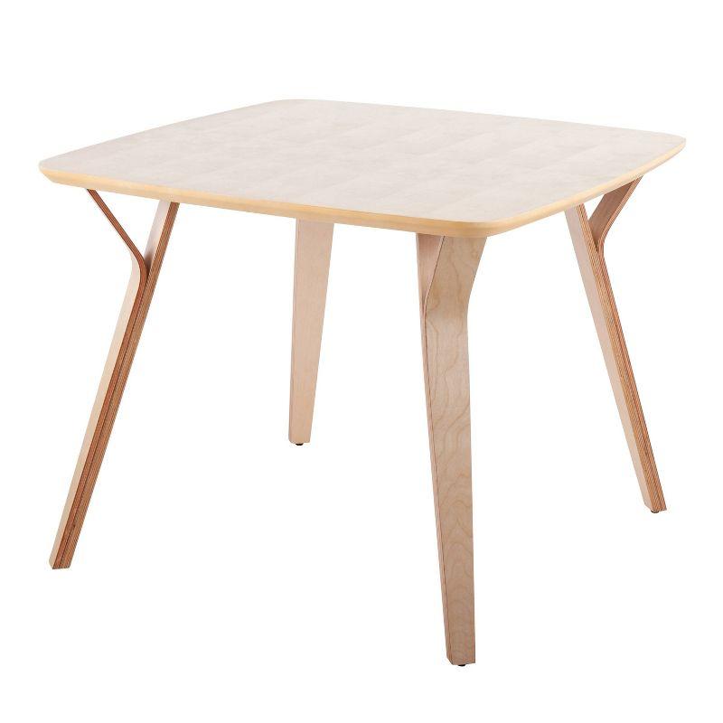 38" Folia Square Dining Table Wood Natural - LumiSource