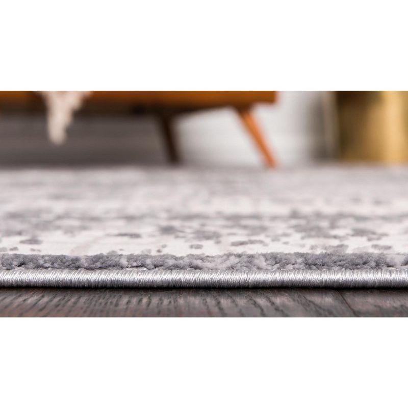 Unique Loom Aberdeen Collection Area Rug - Stanhope (5' 1" x 8' Rectangle Gray/Beige)