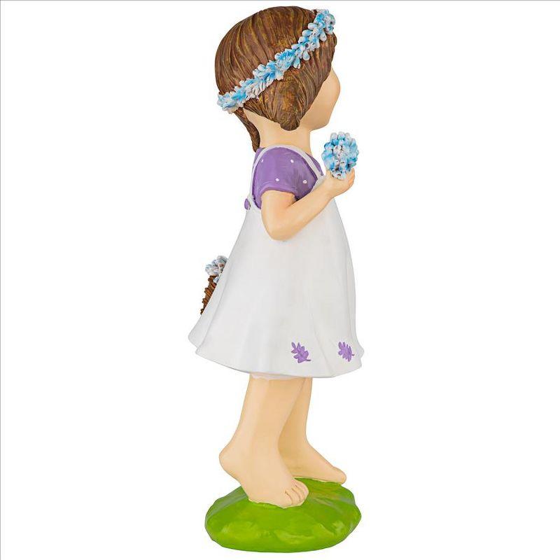 Juliette Bluebonnet Girl Garden Statue