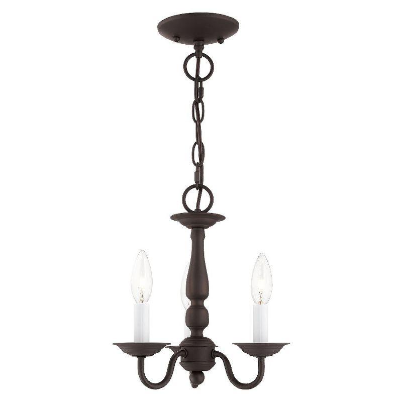 Livex Lighting Williamsburgh 3 - Light Chandelier in  Bronze