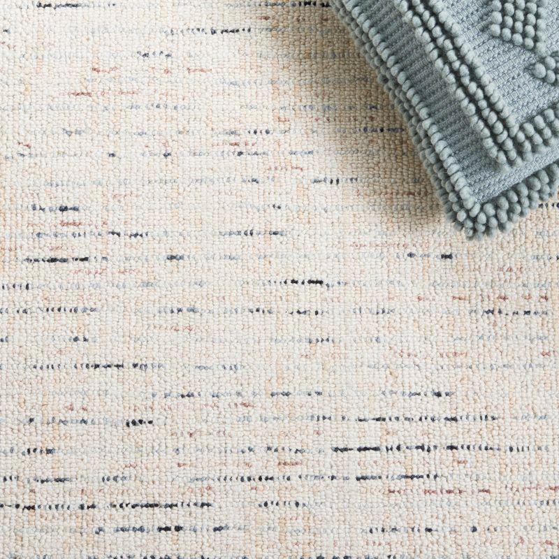 Abstract ABT468 Handmade Indoor Area Rug - Ivory/Blue - 4'x6' - Safavieh