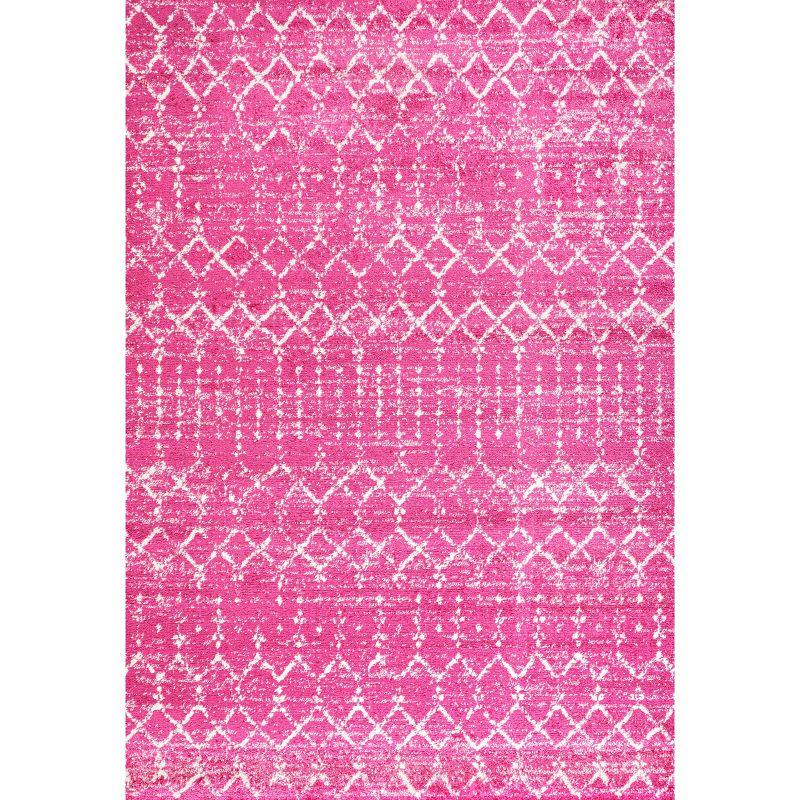 Moroccan Hype Boho Vintage Diamond Area Rug - JONATHAN Y