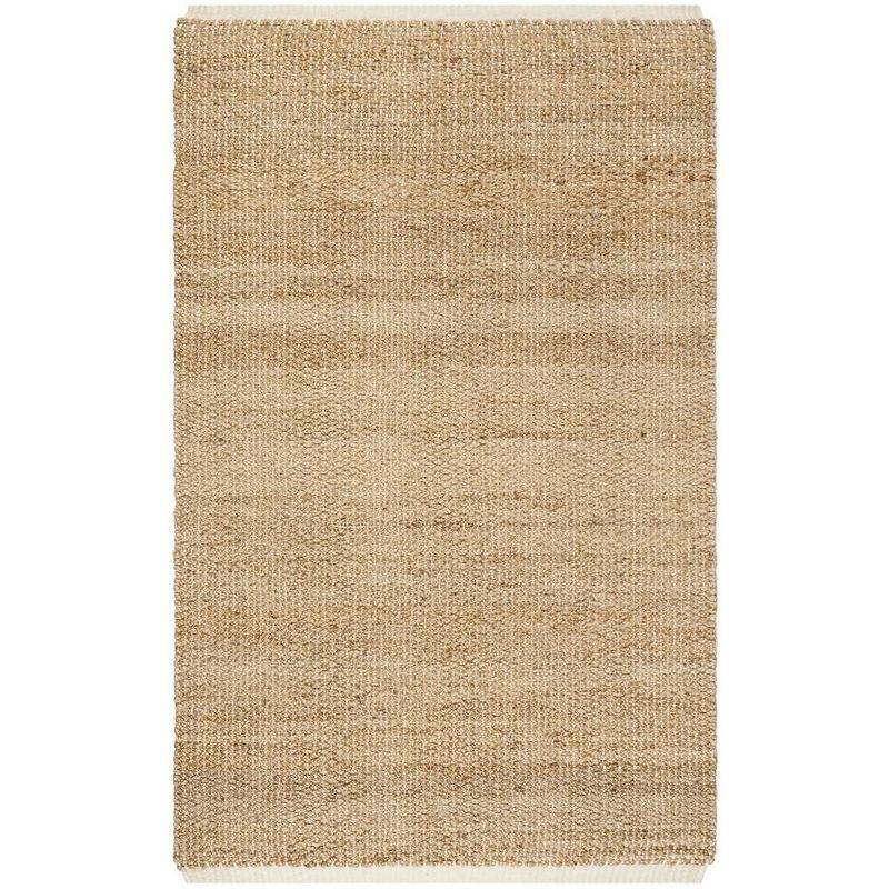 Natural Fiber NF465 Hand Woven Indoor Area Rug - Ivory/Natural - 6'x9' - Safavieh.