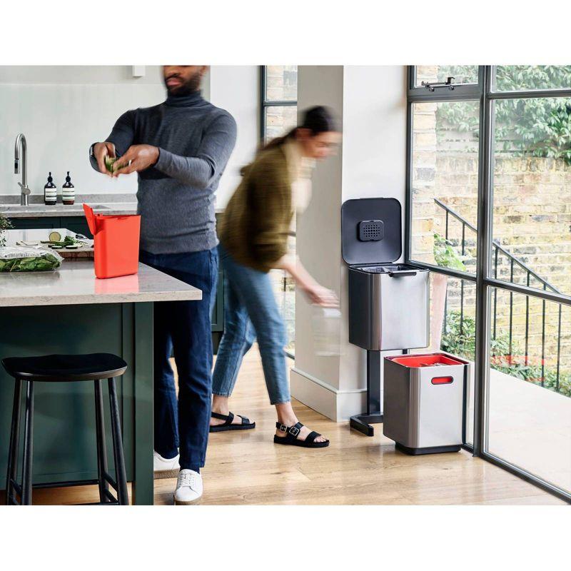 Joseph Joseph Totem Waste & Recycling Dual Kitchen Trash Can
