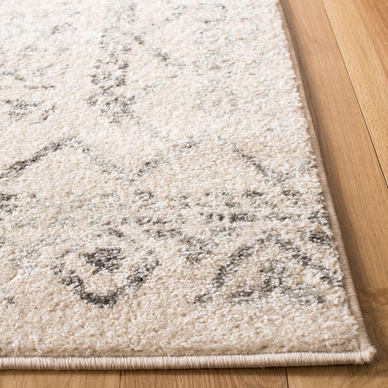 Tulum TUL268 Power Loomed Area Rug - Ivory/Grey - 5'3"x7'6" - Safavieh.