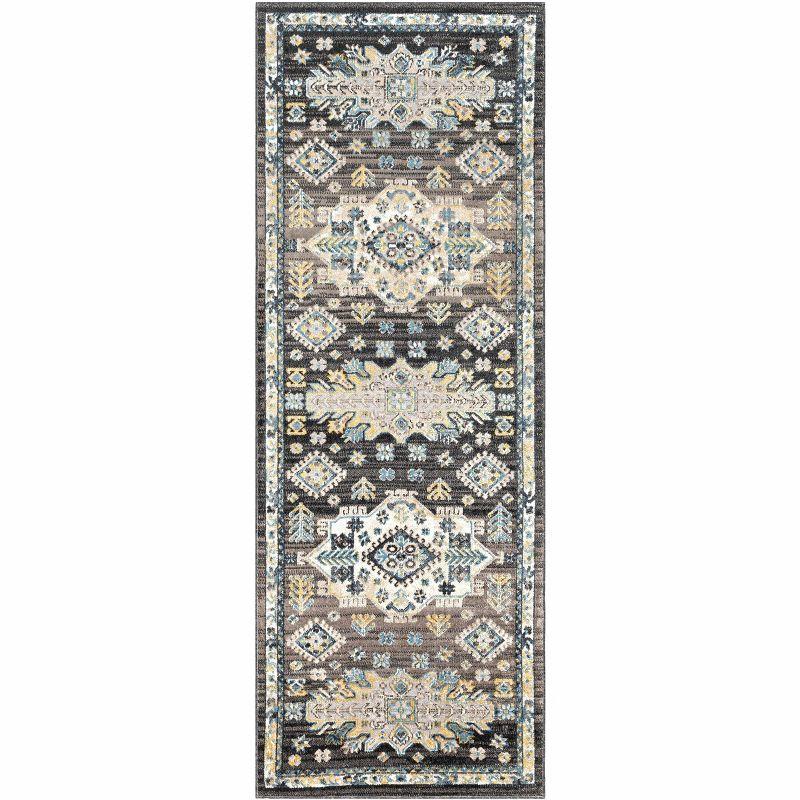 Hauteloom Cabacungan Black & Blue Washable Rug