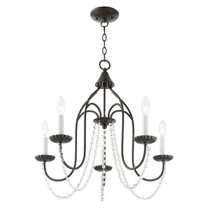 Livex Lighting Alessia 5 - Light Chandelier in  English Bronze