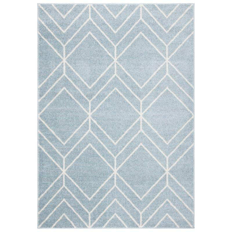 Adirondack ADR241 Machine Made Indoor Area Rug - Blue/Ivory - 9'x12' - Safavieh