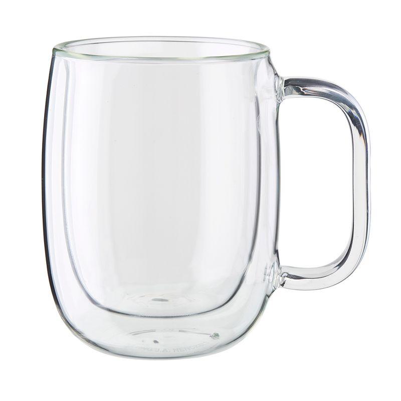 ZWILLING Sorrento Plus 2-pc Double-Wall Glass Coffee Mug Set